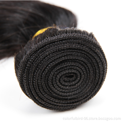 Wholesale 100% Human Hair non-remy Bundles Unprocessed Virgin Brazilian Body Wave Hair Extension bundles human hair